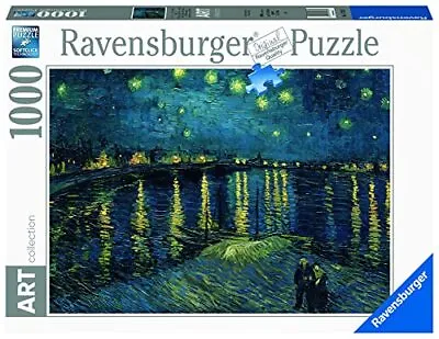 Van Gogh Starry Night Over The Rhone Art 1000 Piece Puzzle Ravensburger 6172337 • $46.45