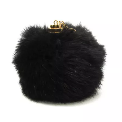 Louis Vuitton FurMetal Handbag Charm BlackGold Fuzzy Bubble Bag Charm BF571441 • $260