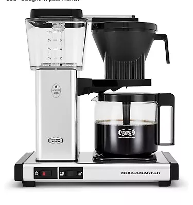Moccamaster  10-Cup Coffee Maker Off-White 40 Ounce 1.25l • $200