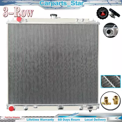 3-Row Radiator For Nissan Navara D40 Pathfinder R51 YD25 2.5L Diesel 2005-2012 • $279