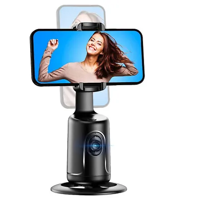 360° Auto Face Tracking Phone Holder Tripod Smart Selfie Stick Camera Mount • $30.39