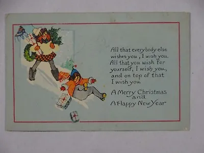 1926 Merry Christmas Postcard Mary Scheffert Monona IA USA • $5.99