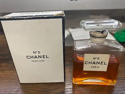 Vintage 1 Oz Size 7 PM *PARFUM Chanel No 5 Pure Perfume MADE IN FRANCE • $159.95