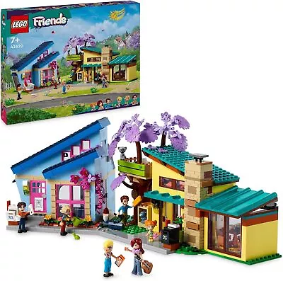 LEGO Friends Olly Paisley's Family Houses 42620 Building Set - Two Storey Home • $131.79