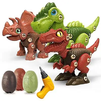 £8.99 • Buy Take Apart DIY Dinosaur Egg Action Figures STEM Building Toys Set Gift 