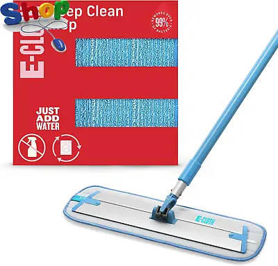 E - Cloth  Deep  Clean  Mop   Microfibre  Mop  For  Floor  Cleaning   Great  F • £27.40