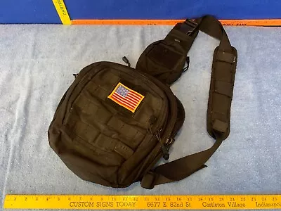 511 Tactical Black Sling Crossbody Bag Pack • $49.79