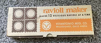 Vintage Vitantonio Ravioli Maker Model 512 With Box Made In USA NOS • $18.50