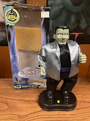 Vintage 1998 Gemmy Halloween Animated Hip Swinging Frankenstein Monster Mash • $39.99