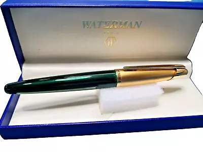 Waterman Edson  Rollerball Pen Emerald Green New  In Box Very Rare Pen • $1631.96