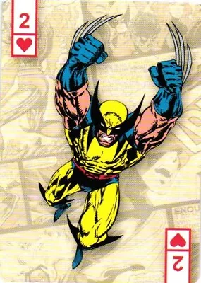 Wolverine 2 Of Hearts Marvel X-Men Playing Card • $4.95