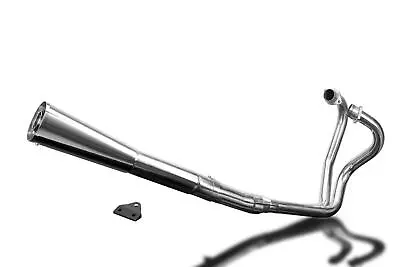 Delkevic Complete 2-1 Stainless Exhaust Megaphone Muffler - Yamaha XS650SE 78-85 • $718.04