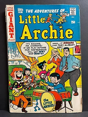 Adventures Of Little Archie #50 VG Giant Size  1968 Low Grade Archie Comic Book • $1.95