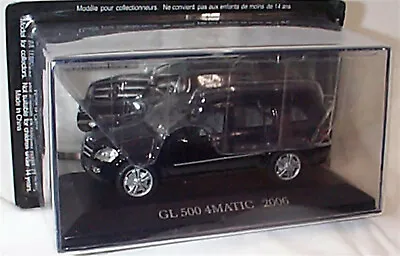 Mercedes GL 500 4Matic X164 2006 Black 1:43 Scale Decast Car Collection • $25.25