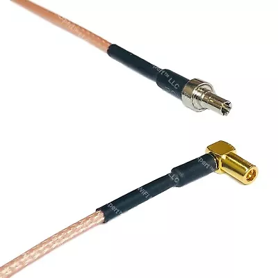 RG316 CRC9 Male To SMB MALE ANGLE RF Cable Rapid-SHIP LOT • $11.24