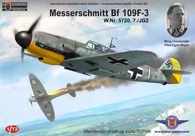 1/72 WW2 Fighter : Messerschmitt Bf-109F-3  Egon Meyer  [Ger] #0008 : KP MODELS • $10.91