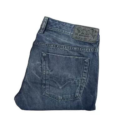 Diesel Zathan Regular Bootcut Stonewash Button Fly Mens Jeans Size 34x30 • $54.99