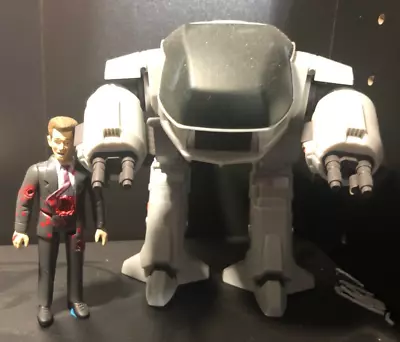 2019 Super7 ROBOCOP ED-209 Vs MR KINNEY 1:18 RETRO ReAction Loose Figure Set • $40