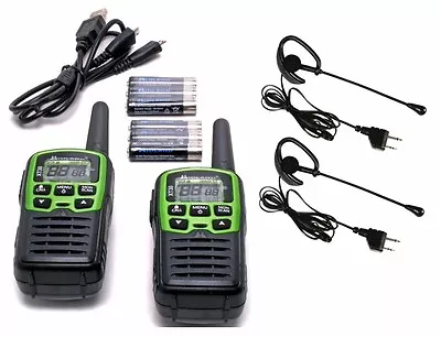 Walkies Midland XT30 With Batteries Cable Load +2 Headphones Of Stick With Vox • $62.80