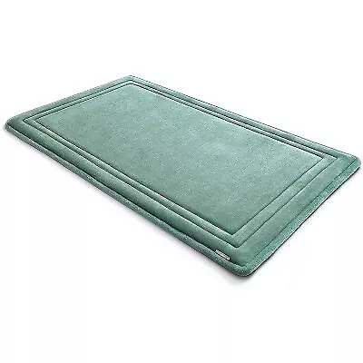 21 X34  MICRODRY SoftLux Framed Memory Foam Bath Mat/Runner With Skid Resistant • $31.99