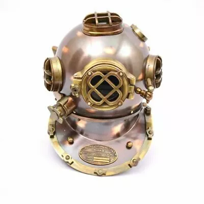 18  Divers Helmet Diving U.S Navy Mark V Deep Sea Antique Scuba Vintage New Gift • $213.30