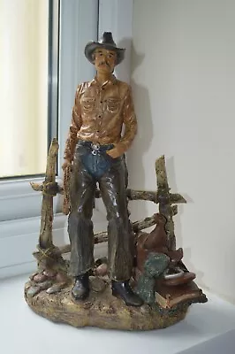 Wild West Cowboy Resin Figurine • £19.99