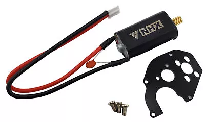 NHX RC Fast Mini Brushed Motor W/Brass 11T Gear Modified Plate For SCX24 - Black • $14.95