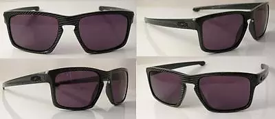 Oakley Sunglasses Sliver Fingerprint Collection Dark Grey Frame Warm Grey Lenses • $139.99