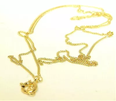 £46 • Buy 9CT GOLD CHAIN 18 Inch CURB TRACE CHAIN SOLID 9 CARAT YELLOW GOLD BRAND NEW