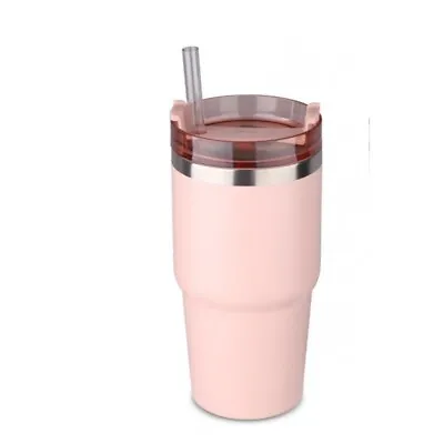 Starbucks + Stanley White Cream Stainless Steel Straw Cup 20oz Tumbler Car Cup • $20.44