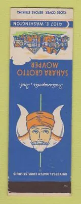 Matchbook Cover - Sahara Grotto Movper Indianapolis IN SAMPLE • $3.99