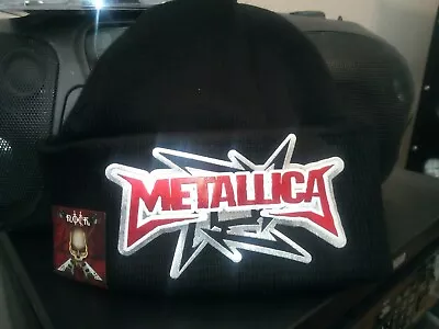 METALLICA Heavy Metal Band BLACK BEANIE HAT - MINT CONDITION / RARE • $9.99