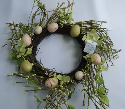 Gisela Graham Easter Wreath Decorative Spring Home Accessory • £15