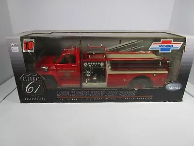 Highway 61 1/16 *vhtf* 1975 Chevrolet Heavy-duty Kane Co. Fire Truck New *read • $399.99