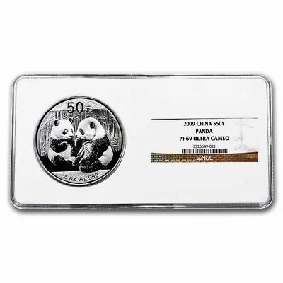 2009 China 5 Oz Silver Panda PF-69 NGC • $743.59