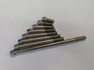 £6 • Buy Titanium M12 X 1.25 Taper Head Bolts Cone 1.25mm Fine Pitch