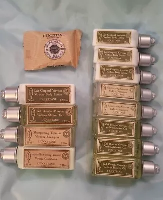 L'OCCITANE 13 Lot Verbena Body Lotion Shower Gel Shampoo Conditioner Soap.  # 6 • $30