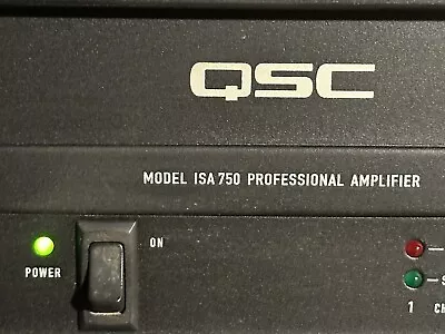 QSC ISA750 Power Amplifier  |  750W / 2-Channel • $385