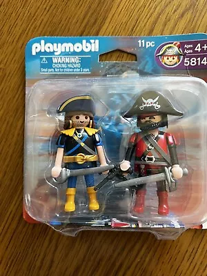Playmobil 5814 Duo Pirate Figure Pack NEW Sealed • £7