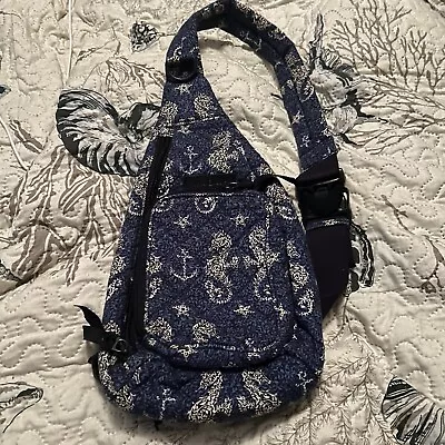 VERA BRADLEY Sea Horse  MINI SLING BACKPACK BELT BAG NWT • $15