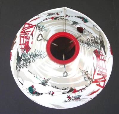 $74.45 • Buy Vtg Coloramic Metal Christmas Tree Stand Tin Lithograph 20  NO Leaks 1950's