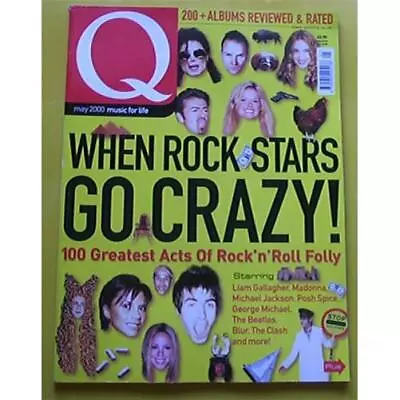 Various 2000 Q #164 Magazine May 2000 When Rock Stars Go Crazzy Uk • £8