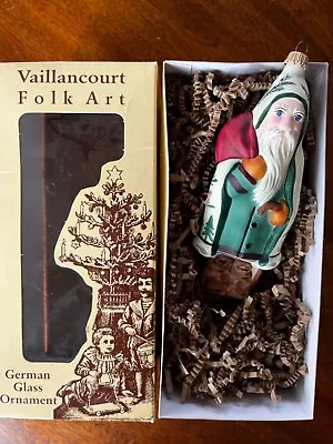 2000 VAILLANCOURT Folk Art Scherenschnitte OR 561 German Glass Ornament  NIB • $39.99