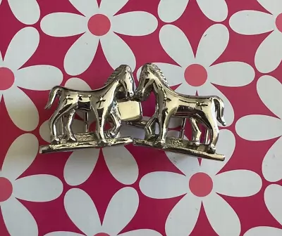 Mimi Di N COLLECTABLE 1978 Signed Interlocking Belt Buckle Vintage. Tag# J108 • $29.99