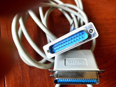 $12 • Buy SCSI 1 25 Pin To 50 Pin Male - M Centronics Cable Parallel Centronic Lead 10 Ft