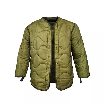 £29.99 • Buy Original US M65 Jacket Liner Army Military Vintage Insulated Olive Green New