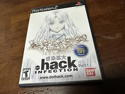 .hack INFECTION (PlayStation 2 PS2) Complete W/ Manual + Movie CIB • $29.99