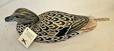 Vintage John J Madison Handcrafted Wooden Mallard Duck Decoy • $28