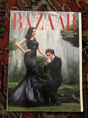 Vintage HARPER'S BAZAAR MAGAZINE Dec 2009 KRISTEN STEWART & ROBERT PATTINSON • $22.50