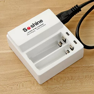 14500 3.2V Battery Charger 10440 LiFePO4 Lithium AA AAA Solar Light UK Batteries • £9.99